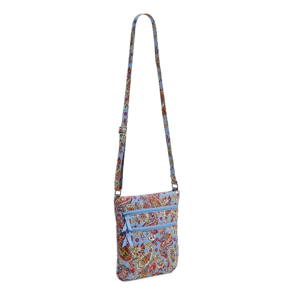 Vera Bradley  Triple Zip Hipster Crossbody Bag in Provence Paisley