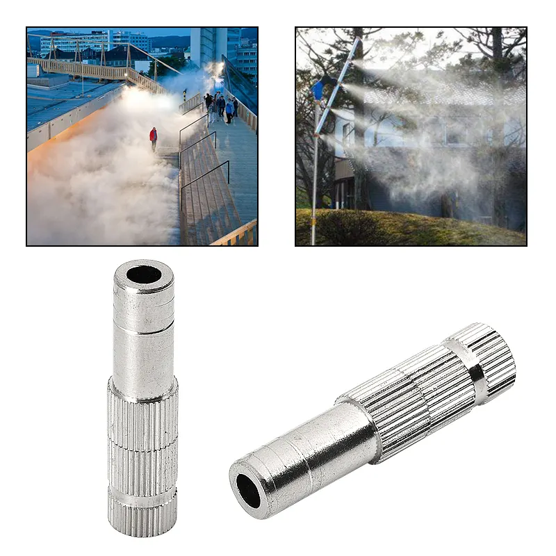 6mm Slip Lock  Mist Nozzle with filter quick connecting nozzle. mist cooling sprayer