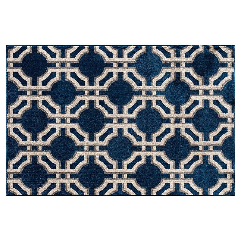 Loomaknoti Terrace Tropic Dolliver Geo Indoor Outdoor Rug