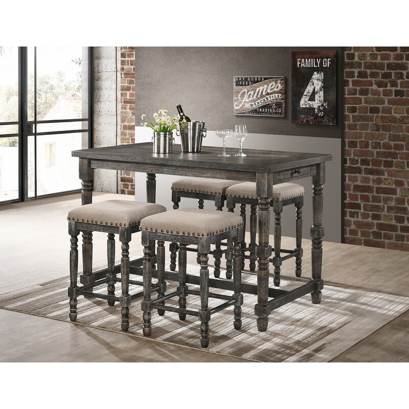 Best Master Furniture 32 Inch Rectangular Counter Height Table