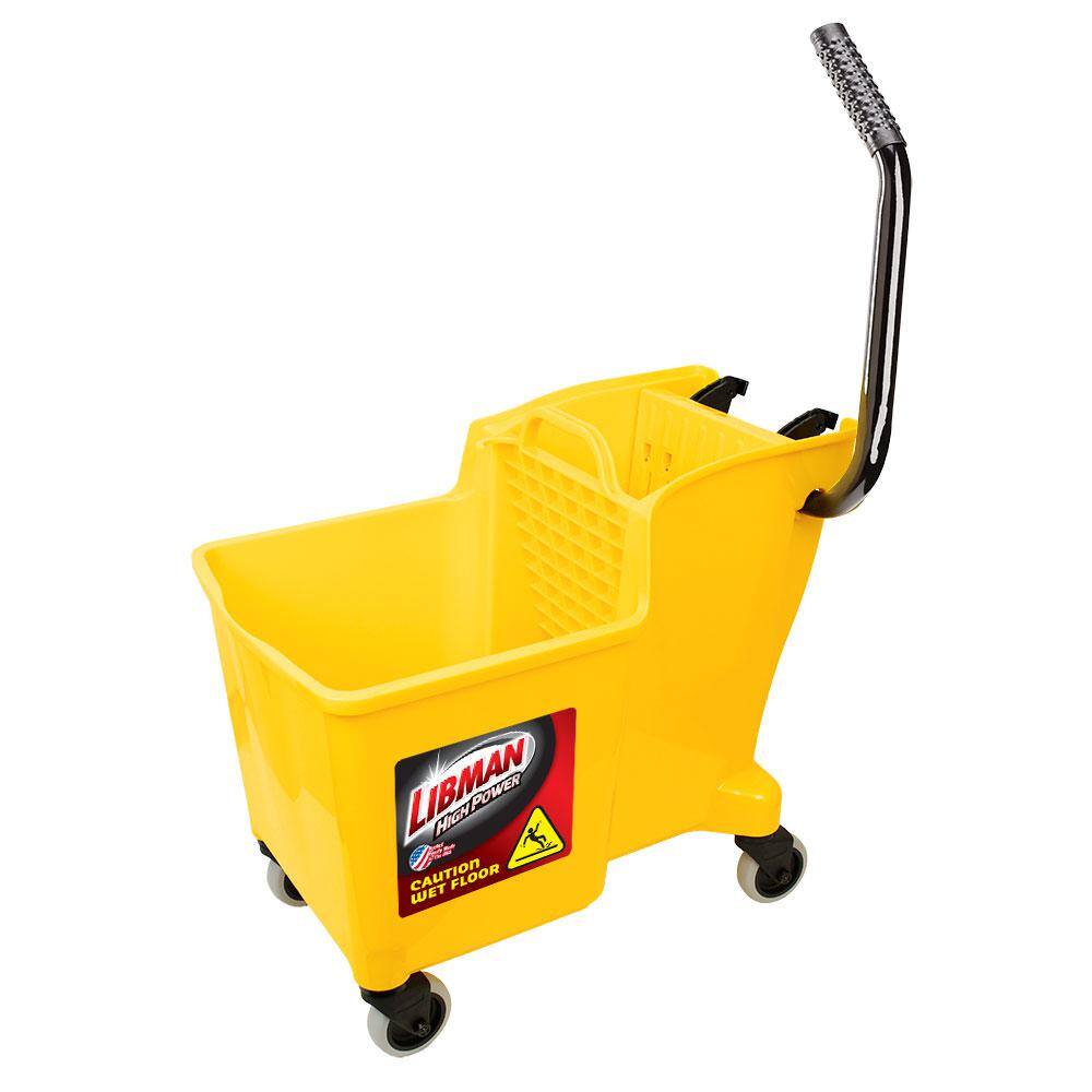 Libman 32 Qt. Mop Bucket with Built-In Wringer 1273