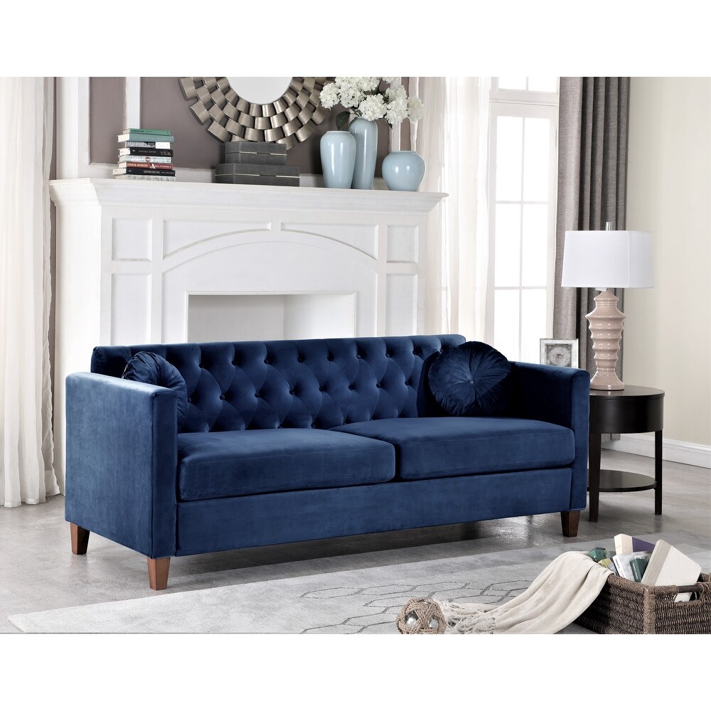 Lory velvet Kitts Classic Chesterfield Living room seat Loveseat and Sofa