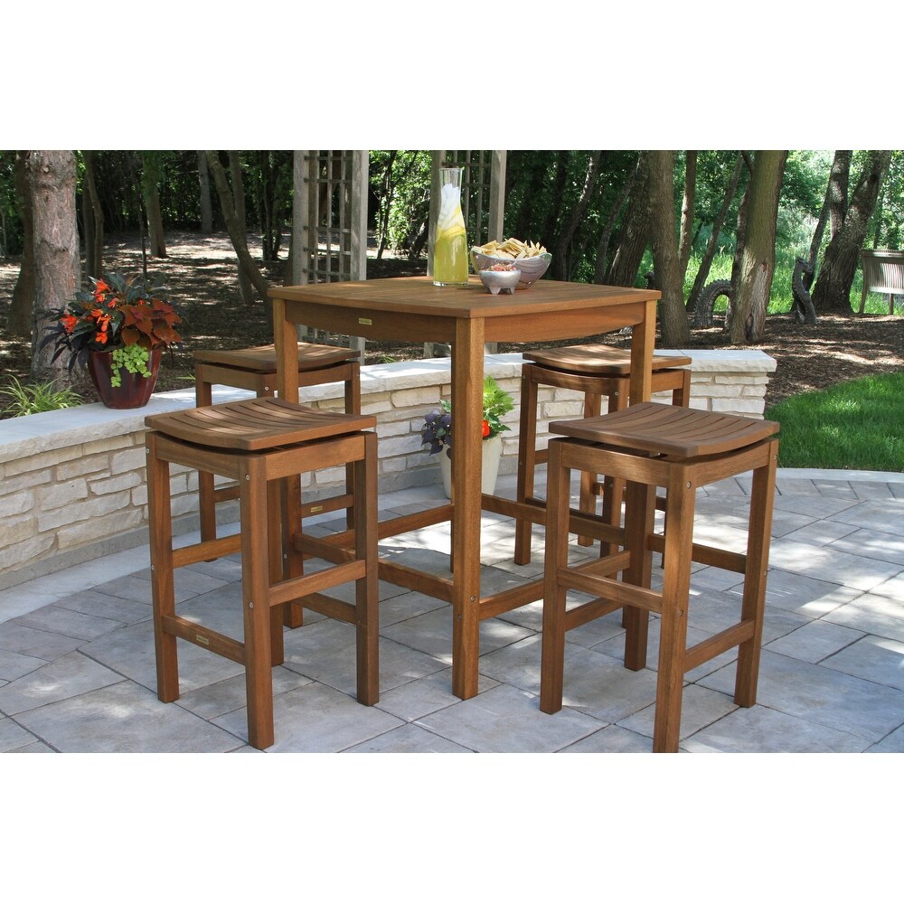 Eilaf 5 pc. Eucalyptus Bar Set with Pub Stools