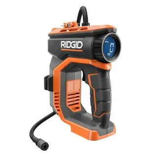 RIDGID 18V Cordless Portable Inflator Kit with 2.0 Ah Battery and Charger R87044KN