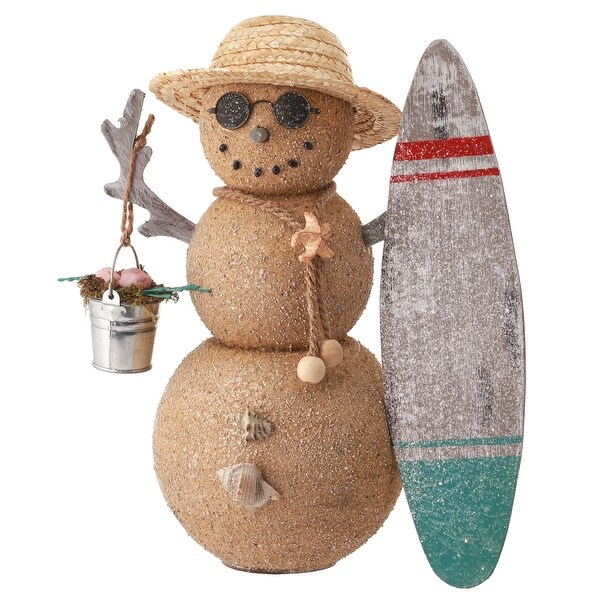 13 Sand Seashore Dude Snowman