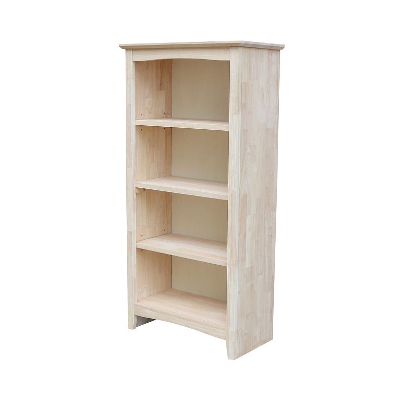 International Concepts Shaker 4-Shelf Bookcase