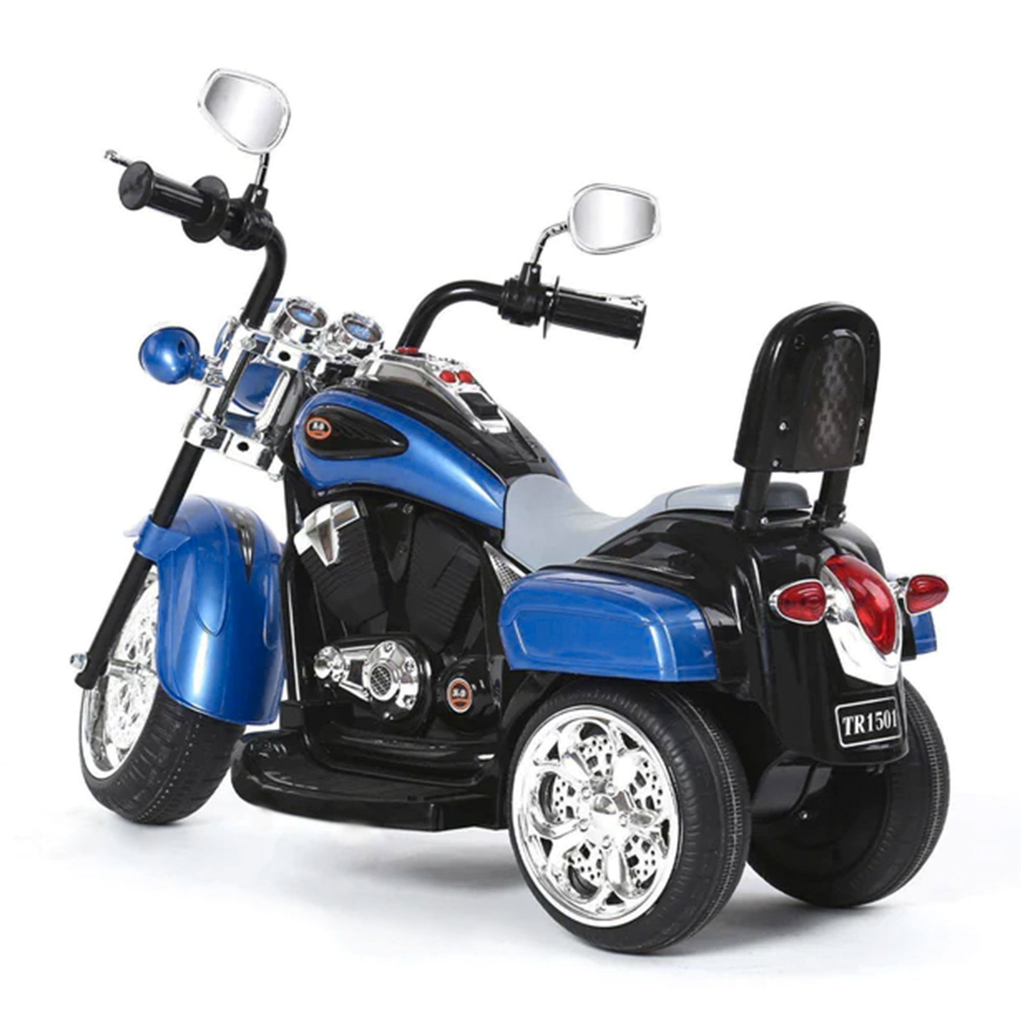 Freddo Toys 6V Battery Powered Electric Chopper-Style Ride-On Trike, Blue (Used)