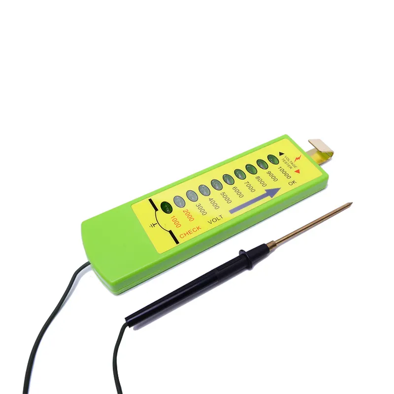 Adjustable high voltage livestock fence tester  1000 10000v for farming