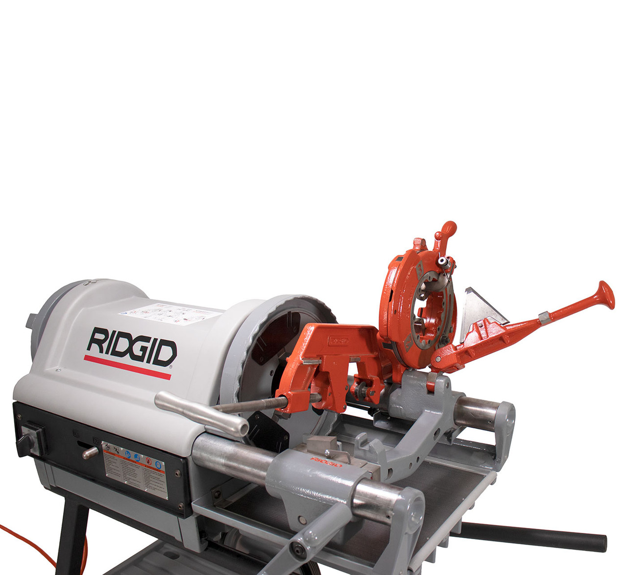 Reconditioned RIDGID 1224 Pipe Threader 26092 with Heads Dies Oil  New Cart - Affordable Tools