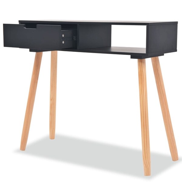 vidaXL Console Table Solid Pinewood 31.5