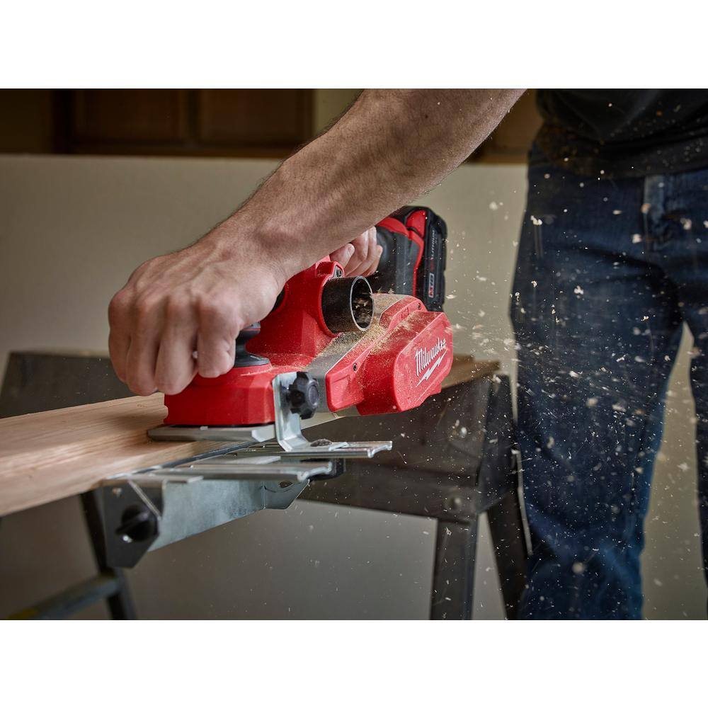 MW M18 FUEL 18V Lithium-Ion Brushless Cordless Jig SawCompact Router3-14 in. Planer Combo Kit (3-Tool) 2737-20-2723-20-2623-20