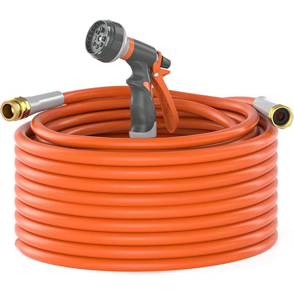 Cubilan 58 in. x 50 ft. Garden Hose Flexible and Light-Weight Water Hose Burst 600 PSI Kink-less Hybrid Rubber Hose B0B5GNNLM5