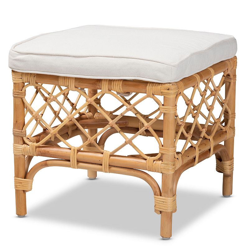 bali and pari Orchard Rattan Ottoman