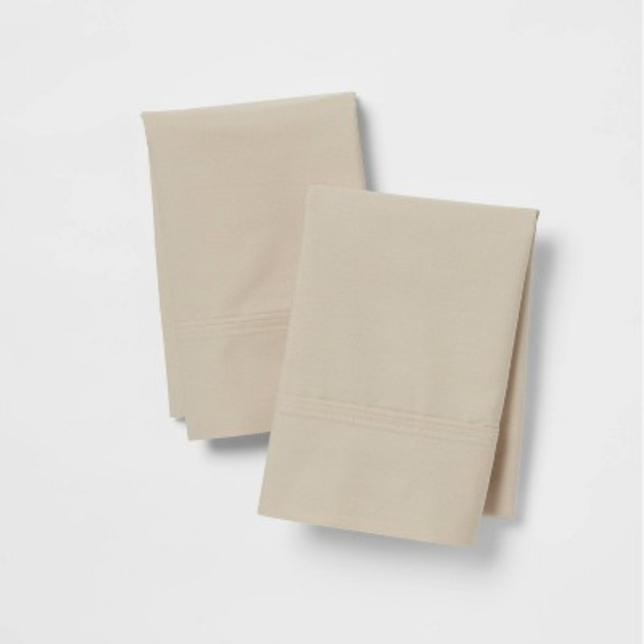 King 300 Thread Count Ultra Soft Pillowcase Set True Khaki - Threshold™