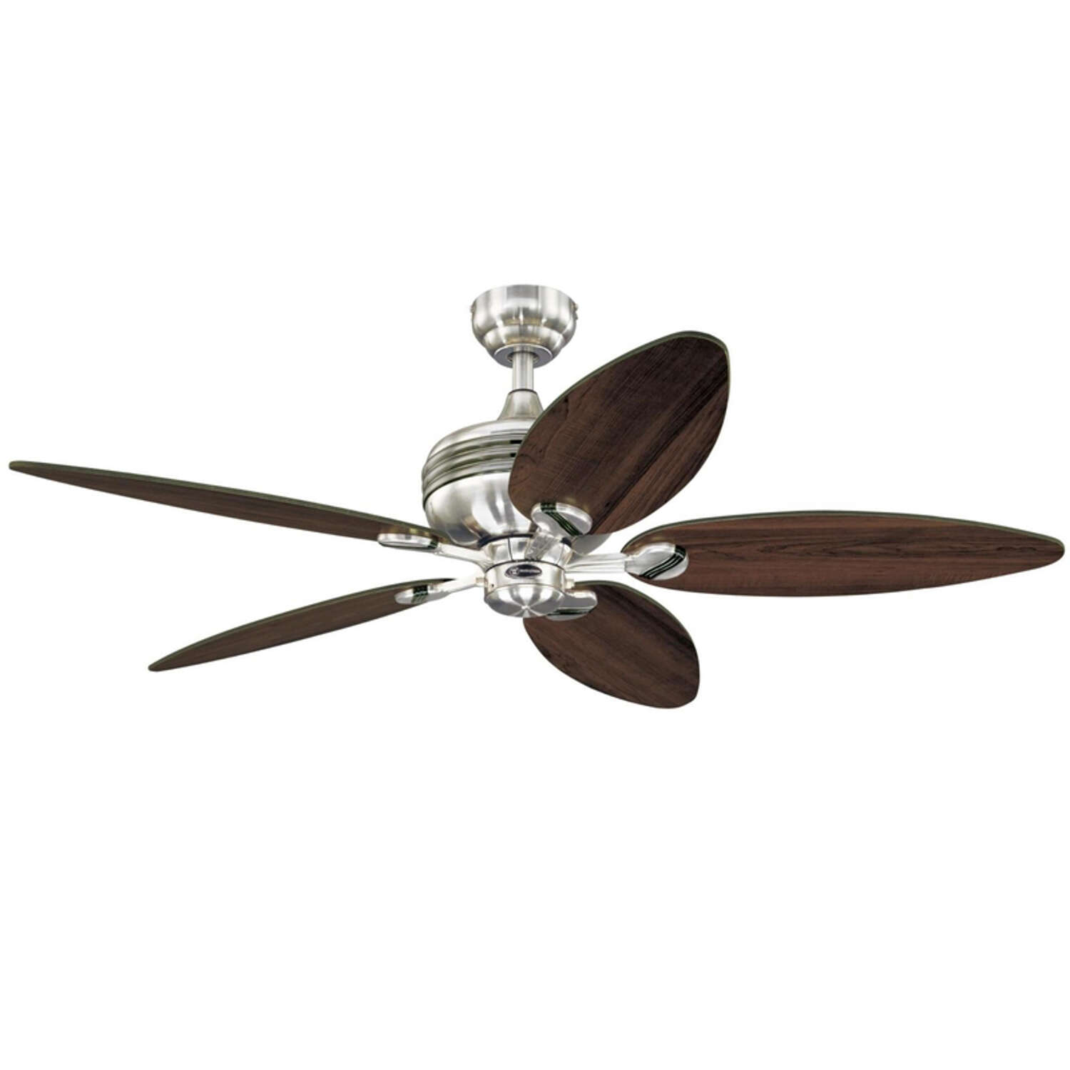 Westinghouse Xavier II 52 in. Brushed Nickel Graphite LED Indoor Ceiling Fan