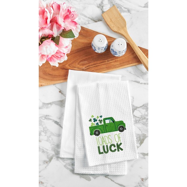 C amp f Home Loads Of Luck Kitchen Towel Dishtowel Clean up Decor Machine Washable Decoration St Patrick x27 s Day