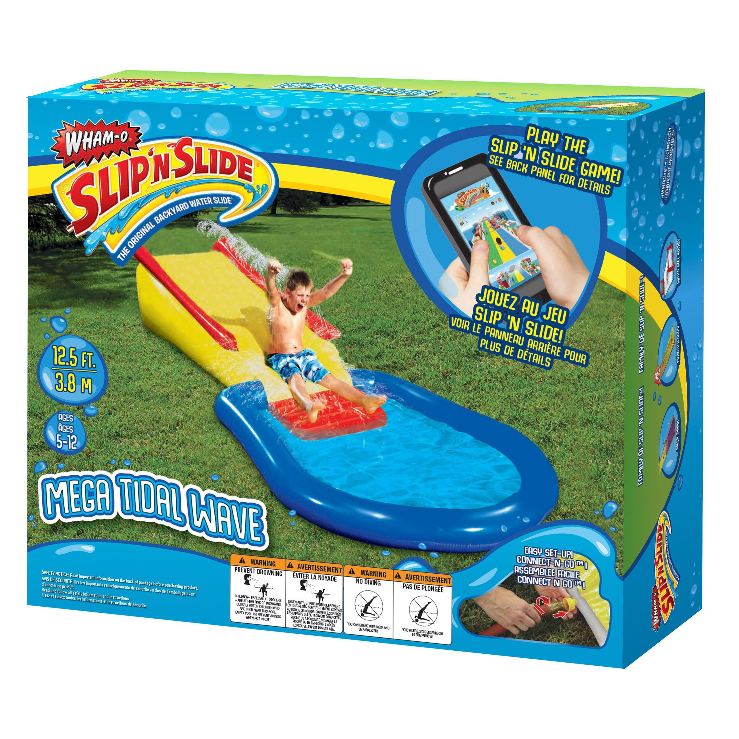 Wham-O Slip N Slide Mega Tidal Wave - 12.5 Feet Water Slide - Hydroglide Technology