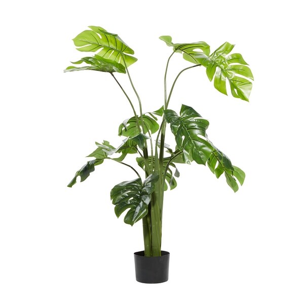 Green Artificial Banana Leaf Plant Foliage