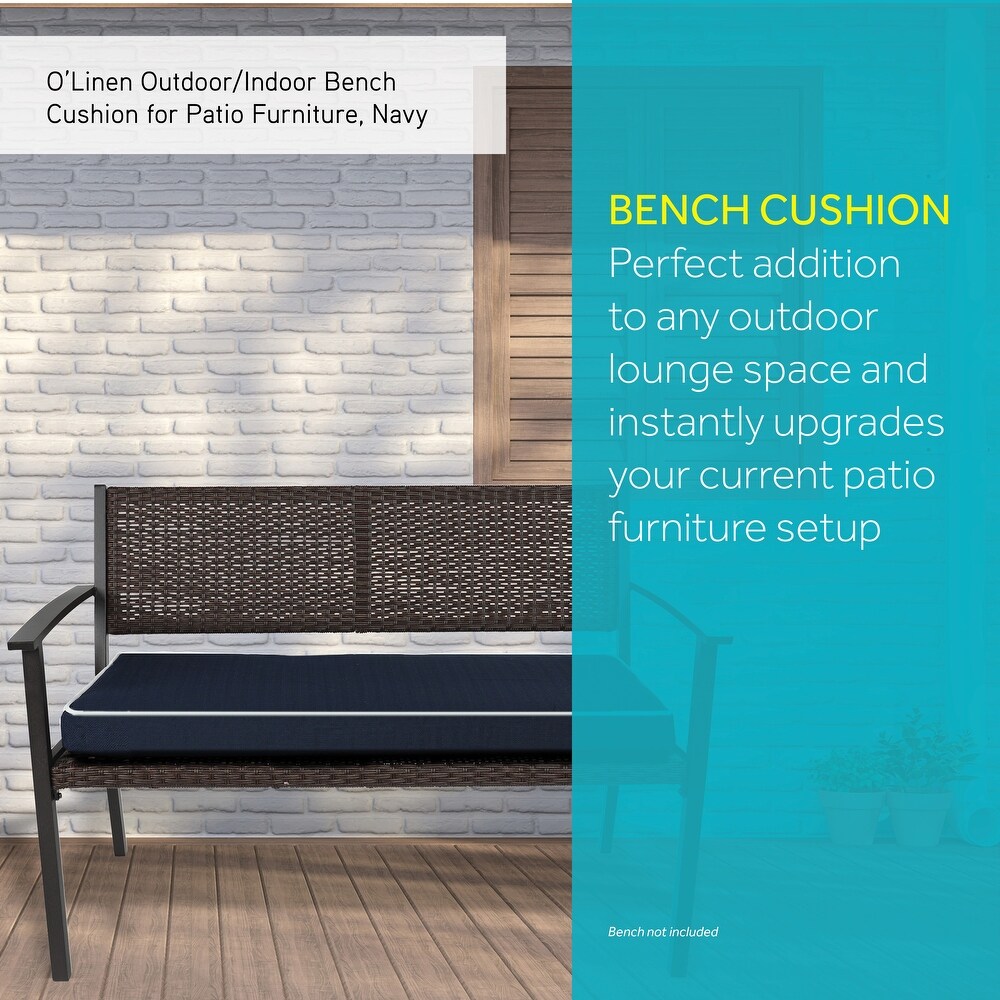 Outdoor/ Indoor Bench Cushion for Patio Furniture