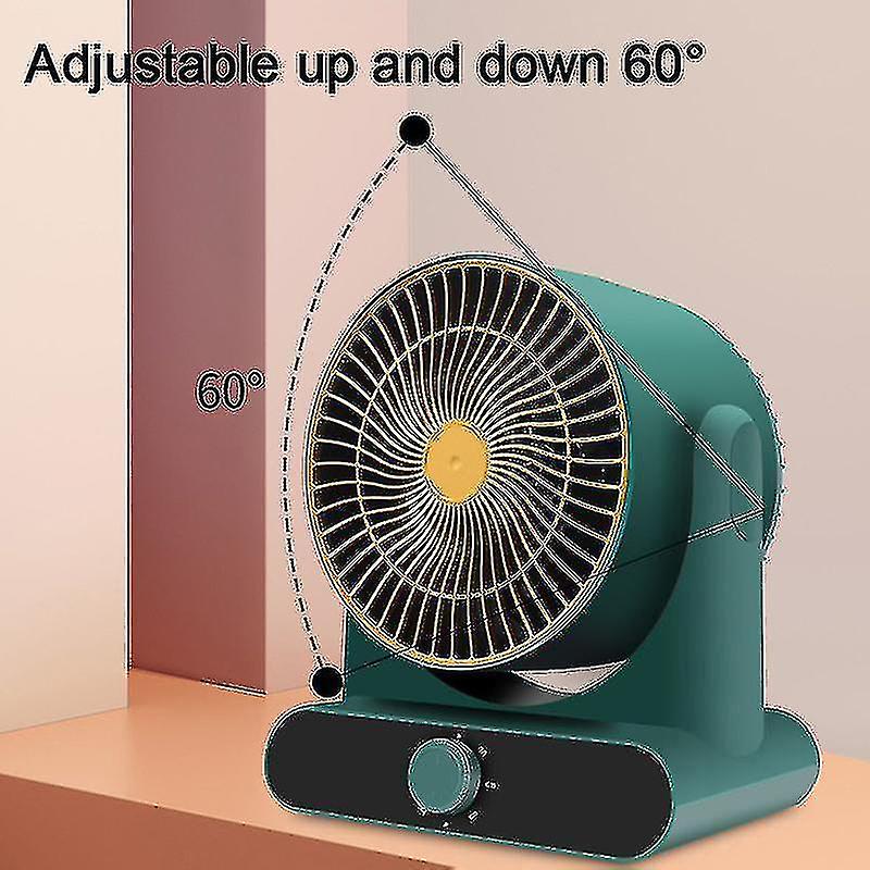 Electric Heater Mini Home Heating Fan Portable Desktop Office Space Heater Silent Warmer Fast Heater Hot Air For Room Machine Blue