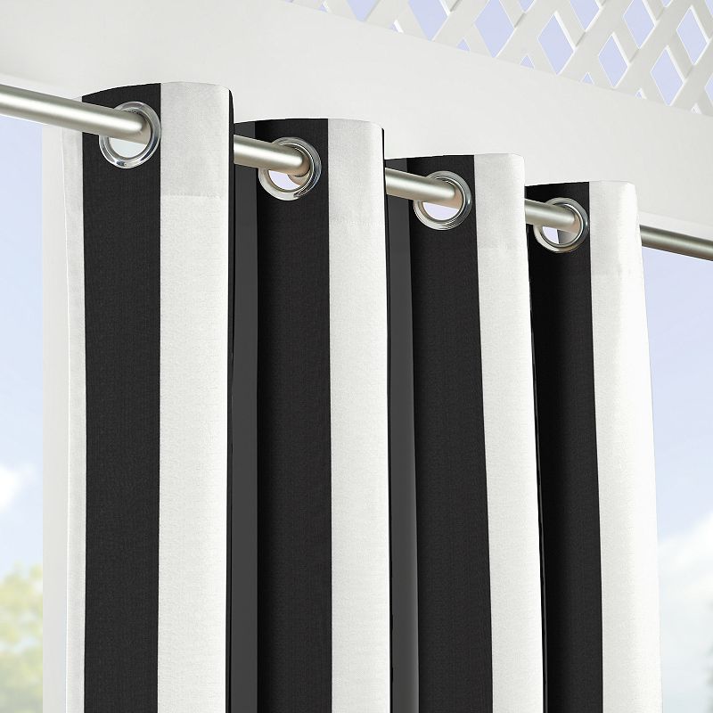 Sunbrella Cabana Indoor/Outdoor Classic Grommet Window Curtain