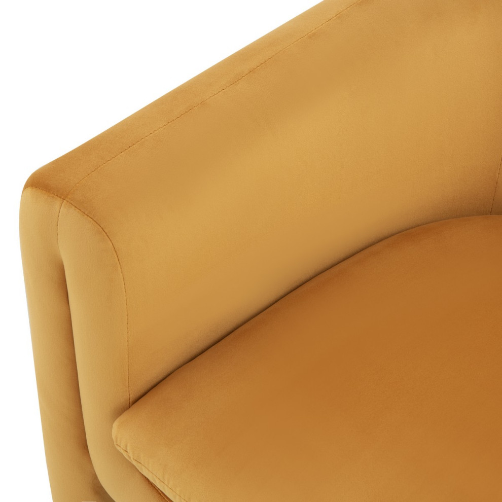 Safavieh Laylette Upholstered Accent Chair   Midcentury   Armchairs And Accent Chairs   by Safavieh  Houzz