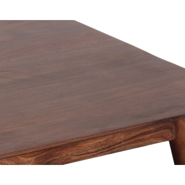 Porter Designs Portola Transitional Solid Acacia Wood Coffee Table， Brown