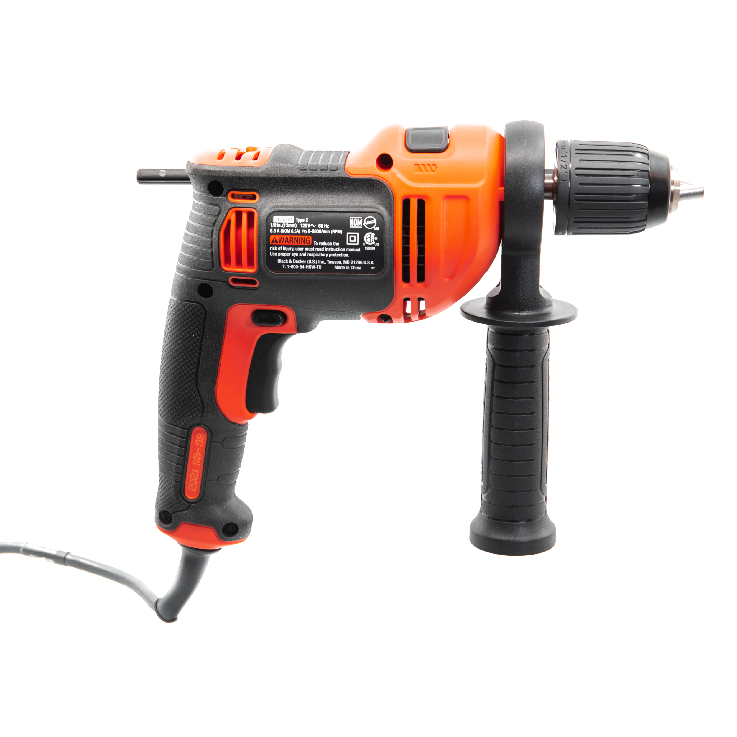 Hammer Drill, 6.5-Amp, 1/2-Inch