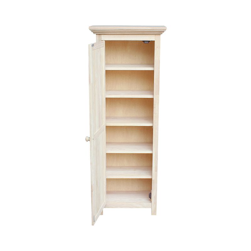 International Concepts Unfinished 6-Shelf Storage Cabinet