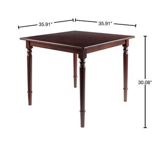 Winsome Wood Mornay Walnut Dining Table 94736