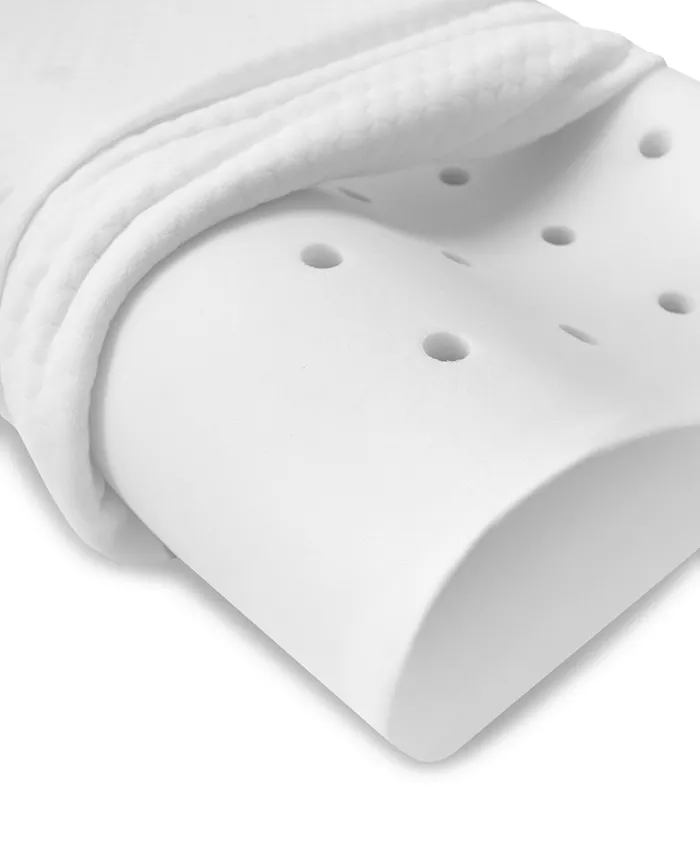 Therapedic Premier Clean Comfort Memory Foam Contour Pillow， Standard Queen