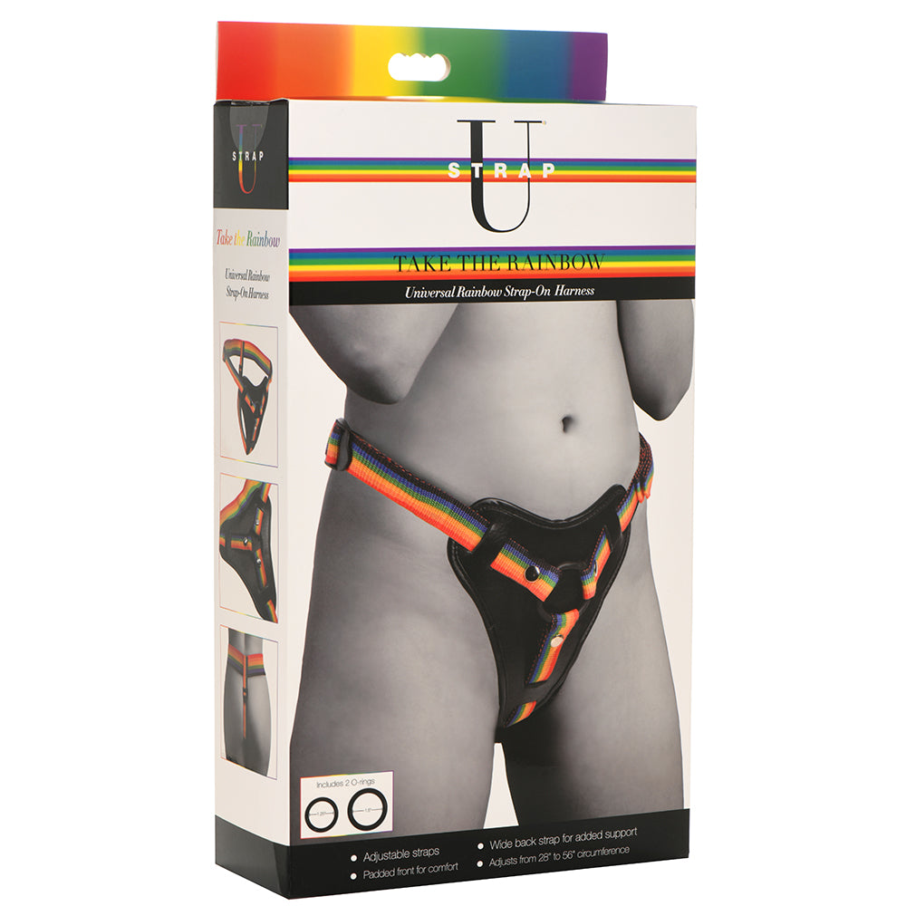 Strap U Take The Rainbow Strap-On Harness