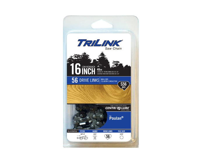 TriLink Saw Chain 16 inch Chain w/ 56 Drive Links CL14356TL2