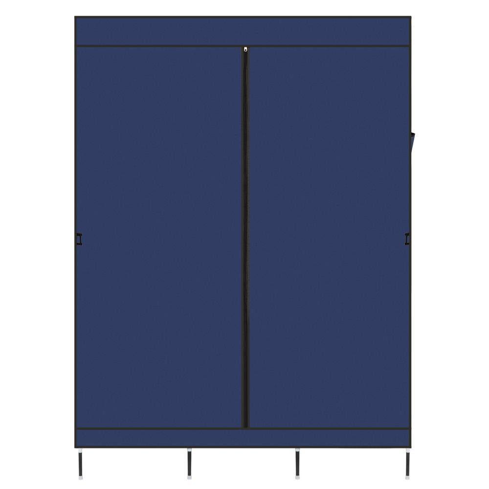 Zimtown Wardrobe Rack Portable Closets, Blue