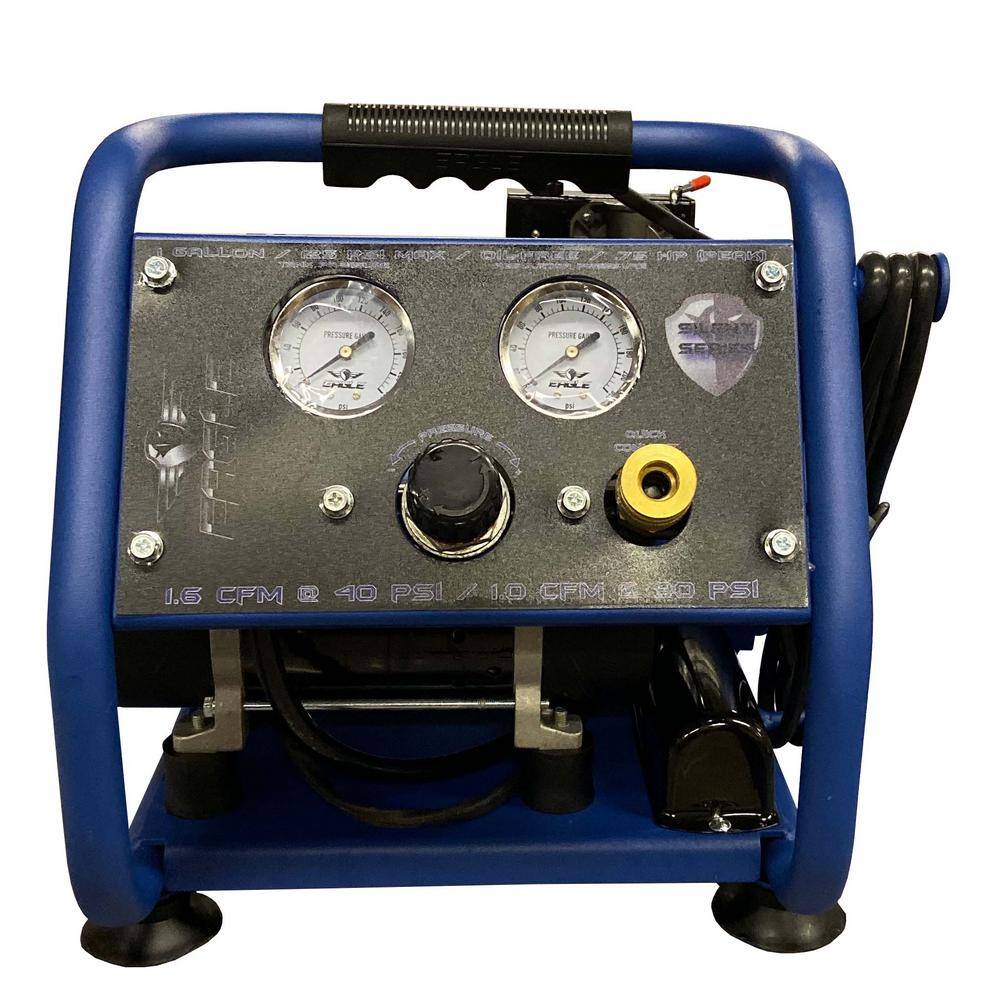 Eagle Silent Series 0.75 HP 1 Gal. Oil Free Air Compressor EA-2000