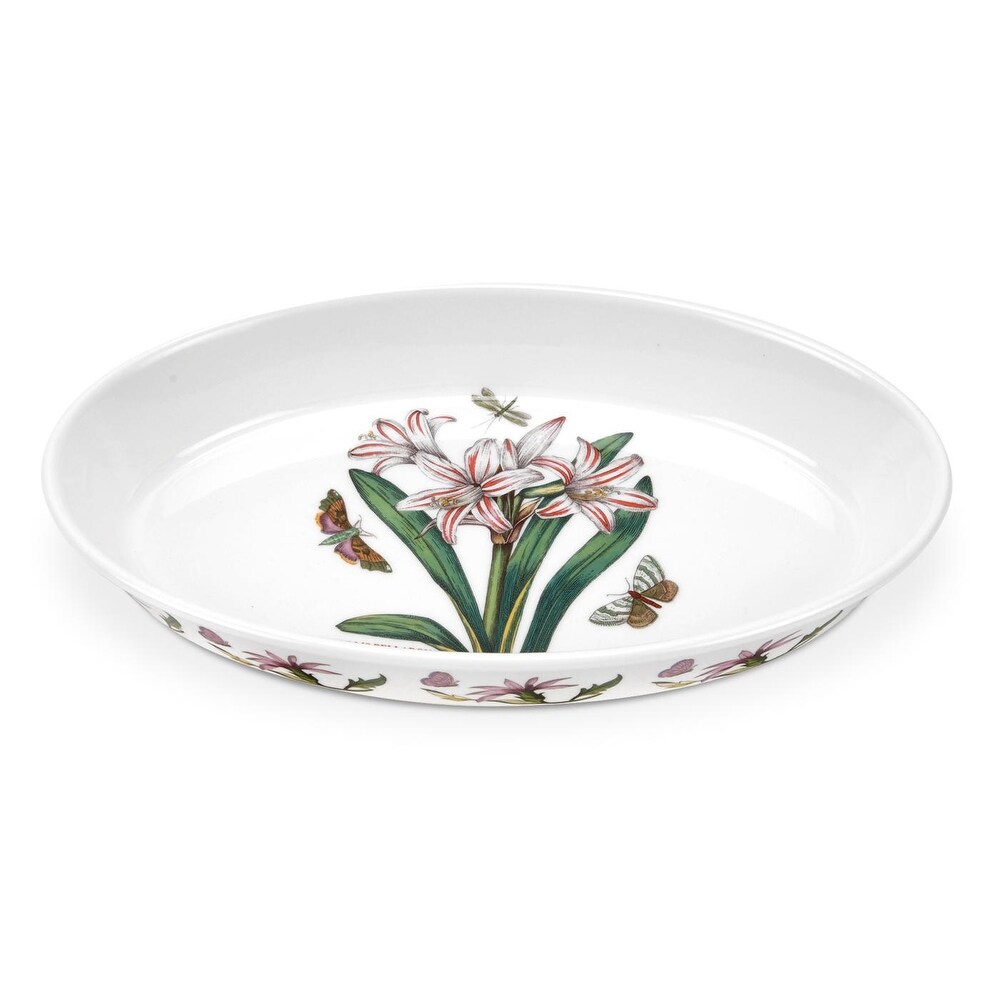 Portmeirion Botanic Garden Oval Baking Dish (Belladonna Lily)