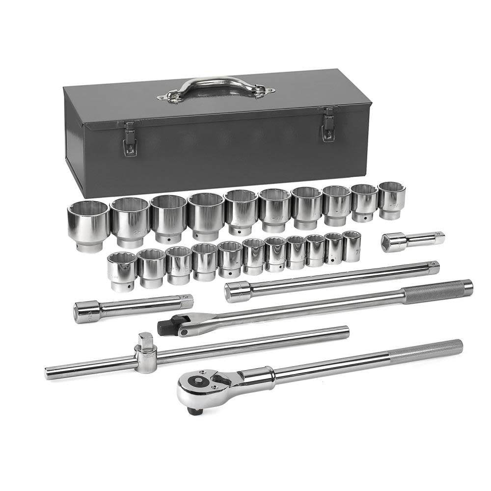 GEARWRENCH Mechanics Tool Set 27 pc. 3/4 In. Drive 12 Point SAE 80880 from GEARWRENCH