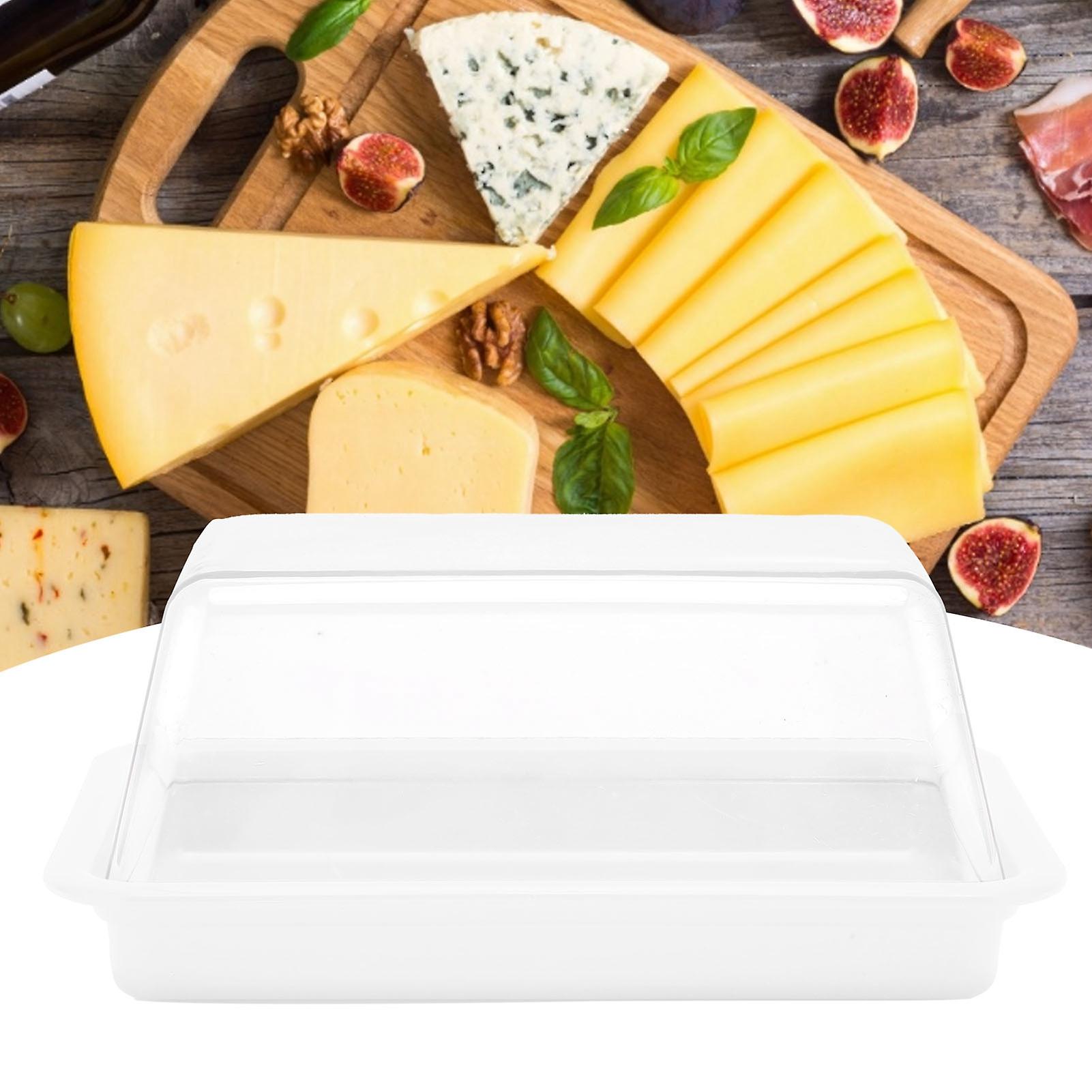 Butter Dish With Lid And Knife， Transparent Cheese Container Butter Storage Box Holder Tray For Countertop Refrigerator[transparent]