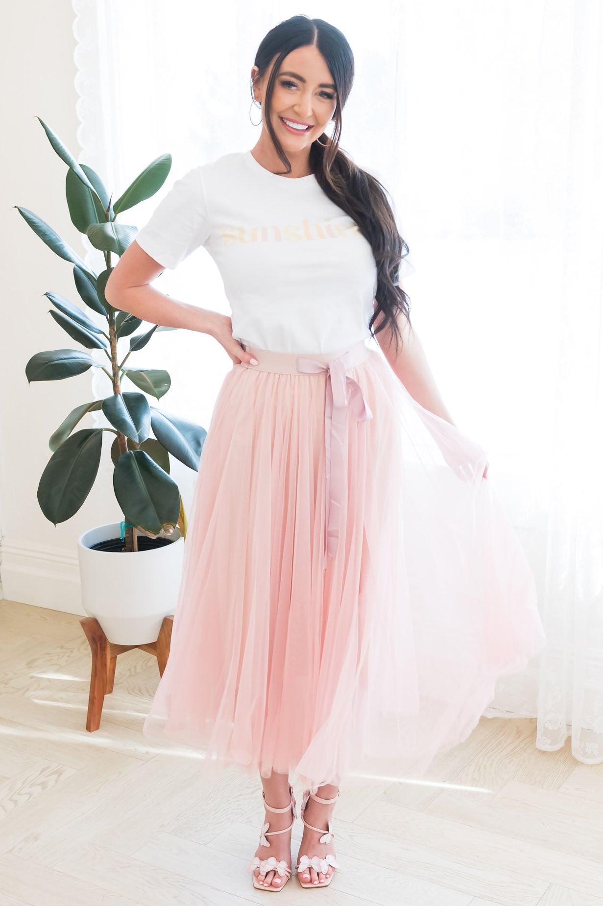 Forever Soulmates Modest Tulle Skirt