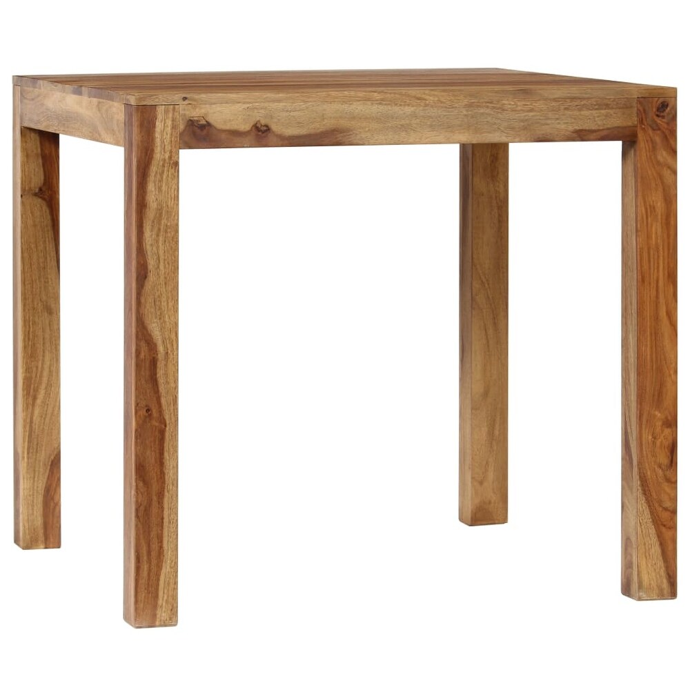 vidaXL Dining Table Solid Sheesham Wood 32.2\