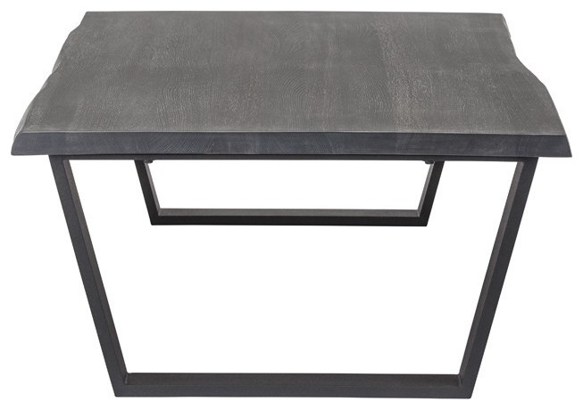 Aidy Coffee Table oxidized grey oak top   Industrial   Coffee Tables   by Virgil Stanis Design  Houzz