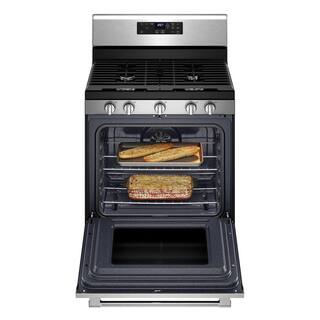 Maytag 30 in. 5.3 cu.ft. Single Oven Electric Range in Stainless Steel MER4600LS