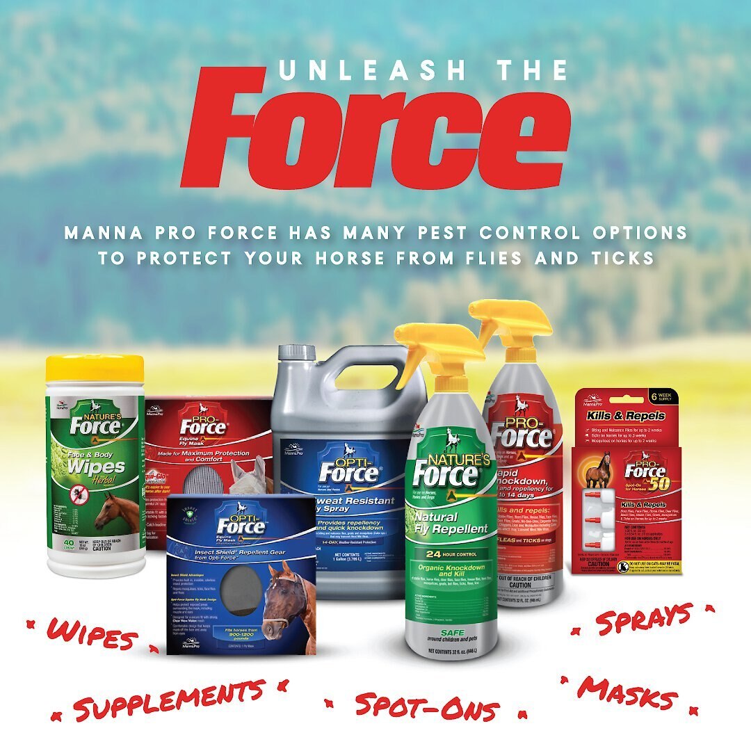 FORCE Opti-Force Sweat Resistant Fly Horse Spray