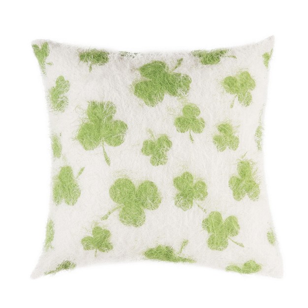 X 18 quot Shamrock St Patrick x27 s Day Printed Throw Pillow