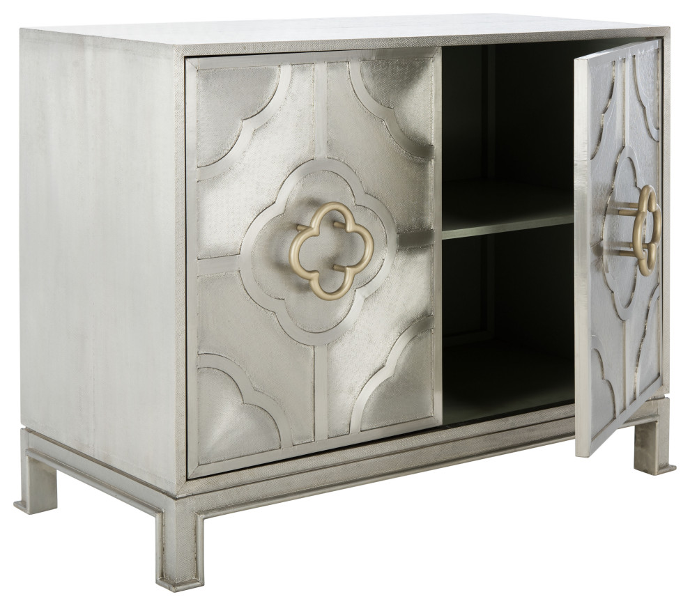 Safavieh Couture Antonella Metal Chest   Mediterranean   Accent Chests And Cabinets   by Safavieh  Houzz