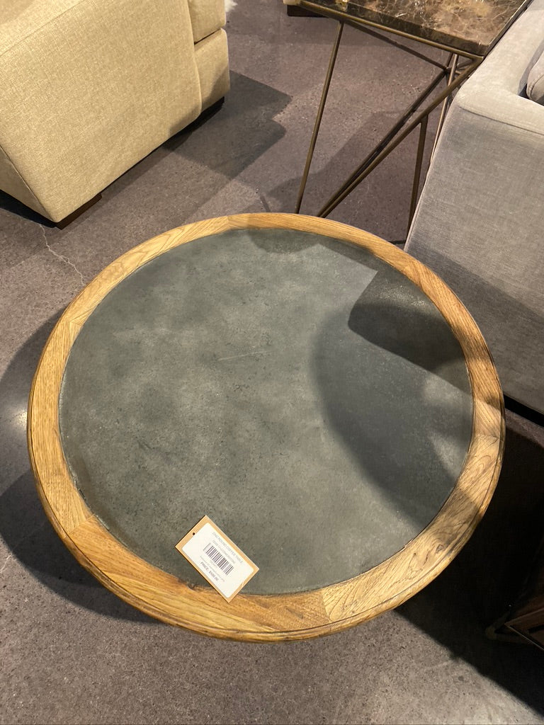 ZINC ROUND COFFEE TABLE