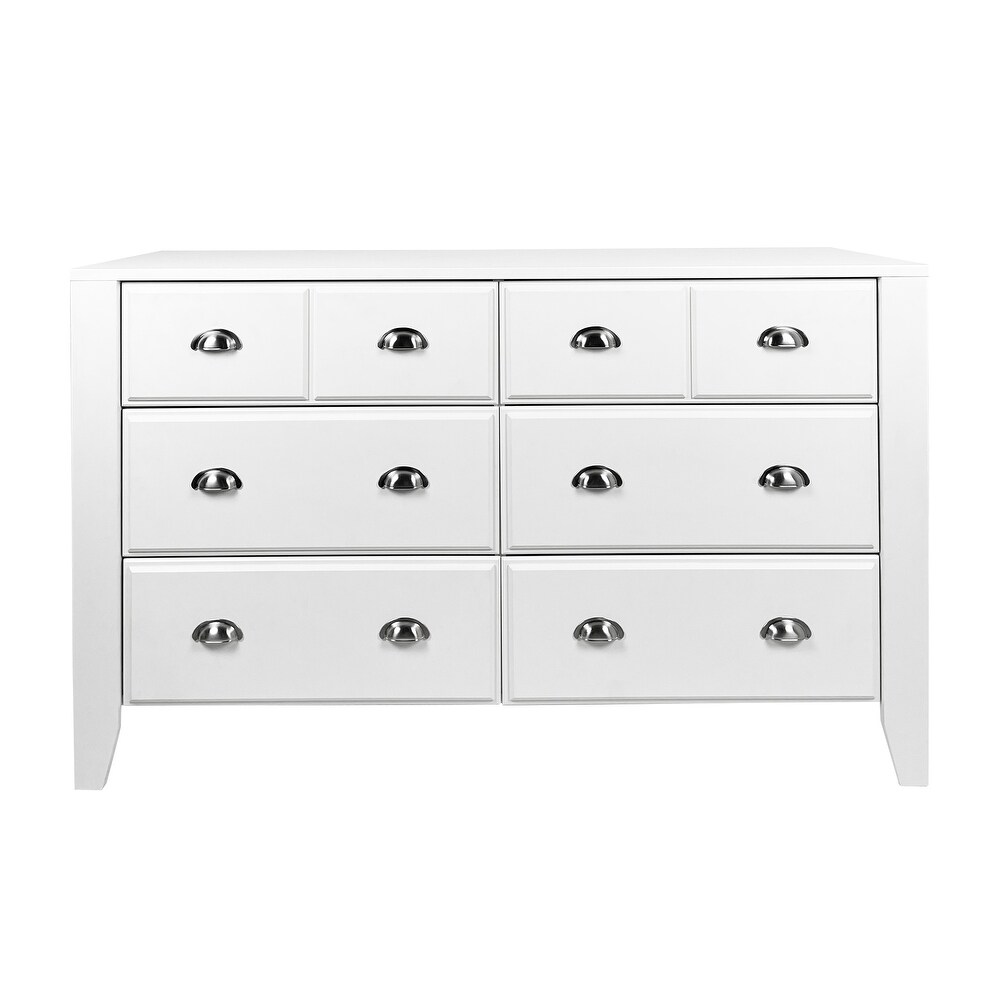 Foisy Faux Wood 6 Drawer Double Dresser by Christopher Knight Home