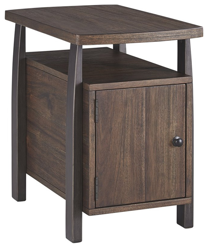 Ashley Furniture Vailbry Storage End Table in Grayish Brown   Transitional   Side Tables And End Tables   by THE SLEEPERS SHOPPE  Houzz