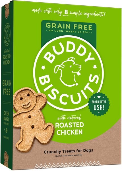 Buddy Biscuits Grain-Free Oven Baked with Rotisserie Chicken Dog Treats