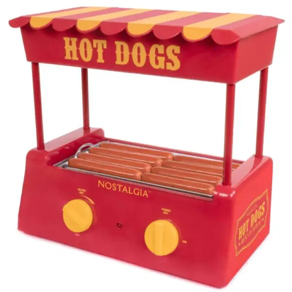 Nostalgia Electrics Hot Dog Roller and Bun Warmer